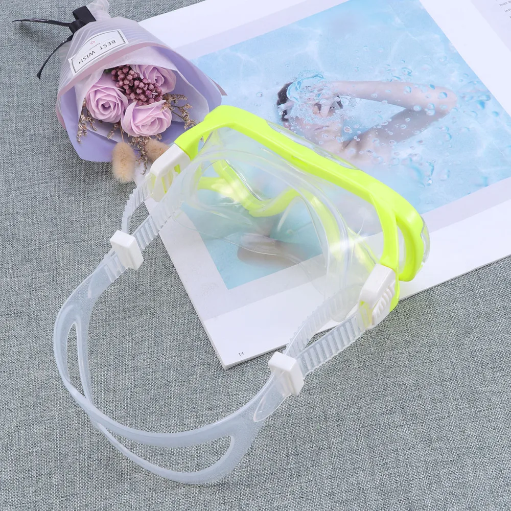 

Swiming Goggles for Child Boy Girl Swim Glasses Anti Fog UV Protection Swim Eyewear (Yellow)