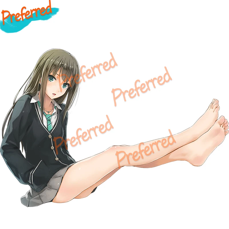 

THE IDOLM@STER Girls Shibuya Rin Cute Decal Motocross Racing Laptop Helmet Trunk Wall Vinyl Car Sticker Die Cutting