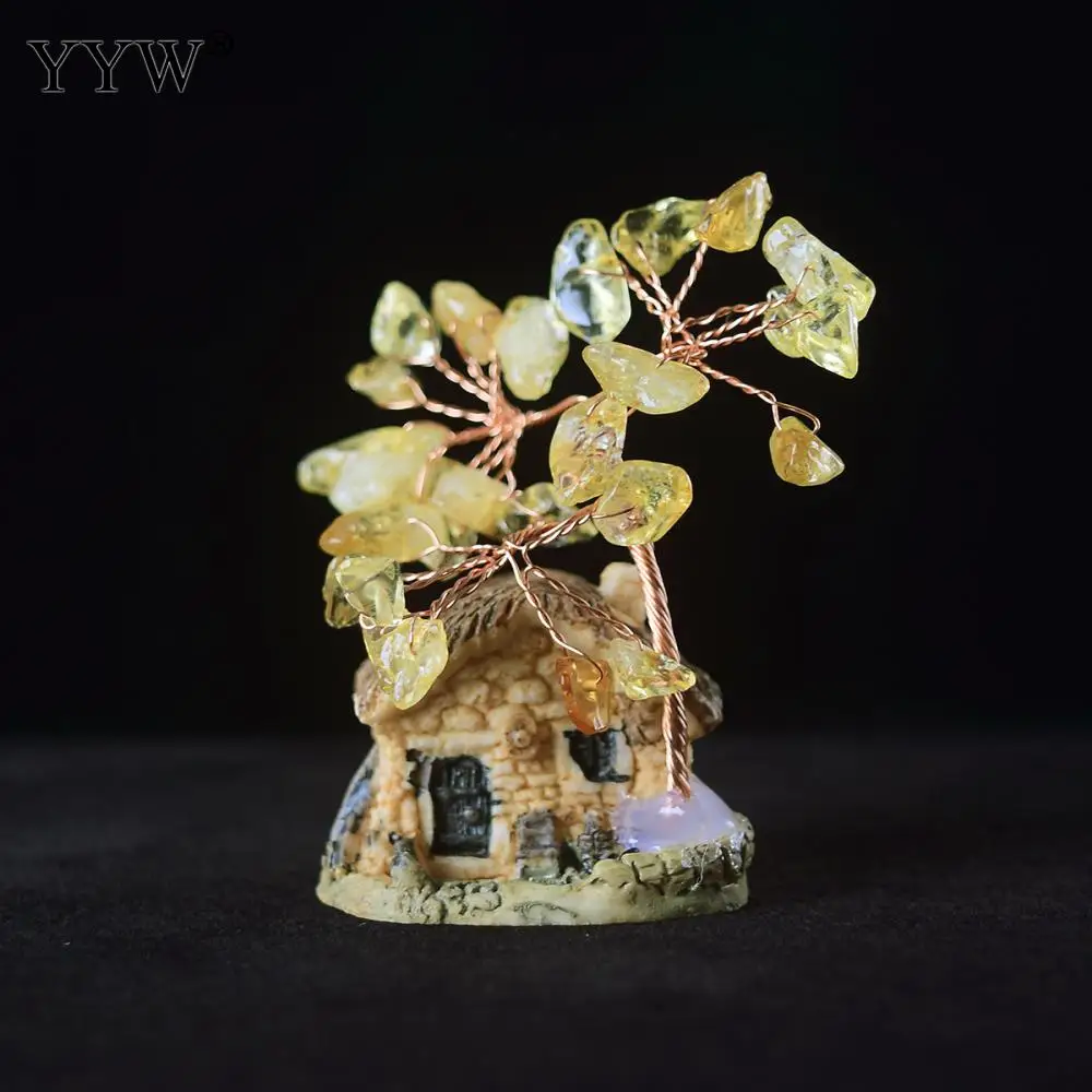 Натуральные хрустальные украшения на удачу в стиле ретро маленькие и