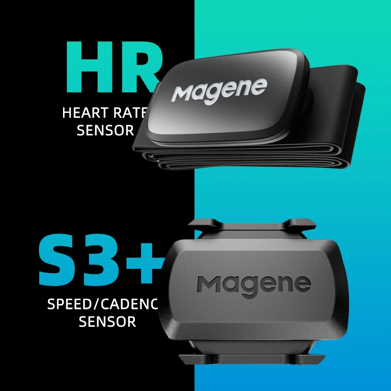 Magene-ordenador de ciclismo H64 S3 + ANT + USB c406, Sensor de ritmo cardíaco y cadencia de