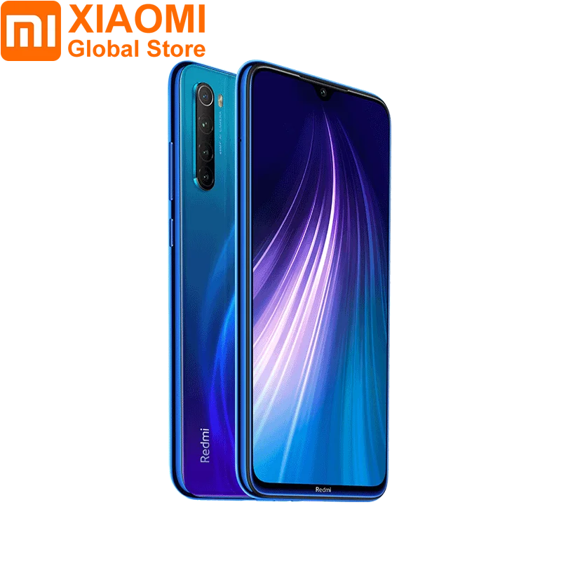 Мобильный телефон Xiaomi Note 8 с глобальной версией, 4 Гб ОЗУ, 64 Гб ПЗУ, Note8, Snapdragon 665, быстрая зарядка, аккумулятор 4000 мАч, смартфон 48 МП