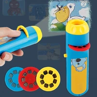 baby kids sleeping story flashlight projector slide toy sleep story early education toy children lamp adjustable focus