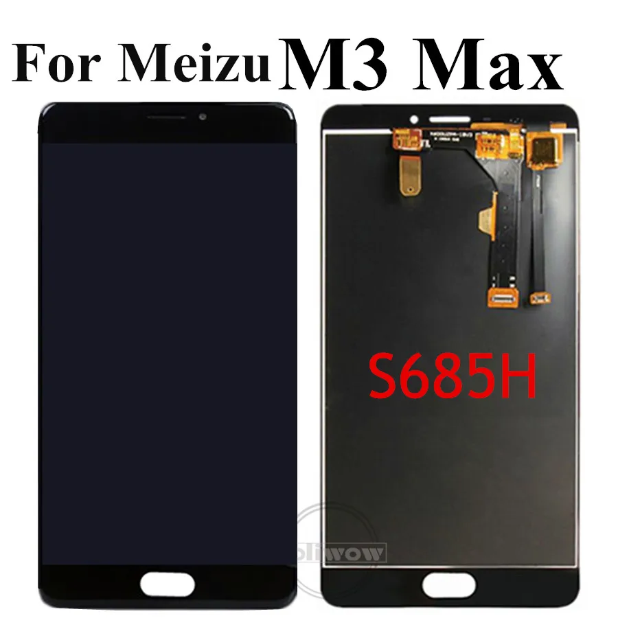 ЖК-дисплей 6 0 дюйма для Meizu M3 Max S685H + дигитайзер сенсорного экрана стекло в сборе
