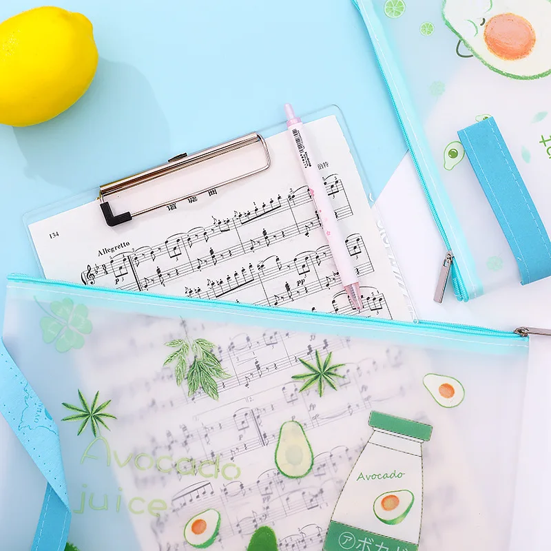 Индивидуальная бутылка авокадо кактус матовая Водонепроницаемая папка для