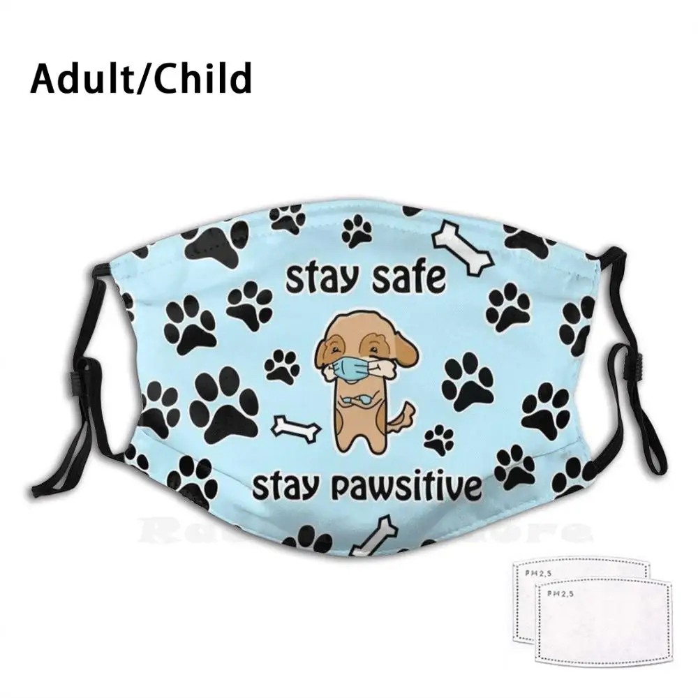 

Shih Tzu Nurse, Stay Safe Stay Pawsitive Funny Print Reusable Pm2.1092 Filter Face Mask Shih Tzu Nurse Nurse Dog Stay Safe Stay