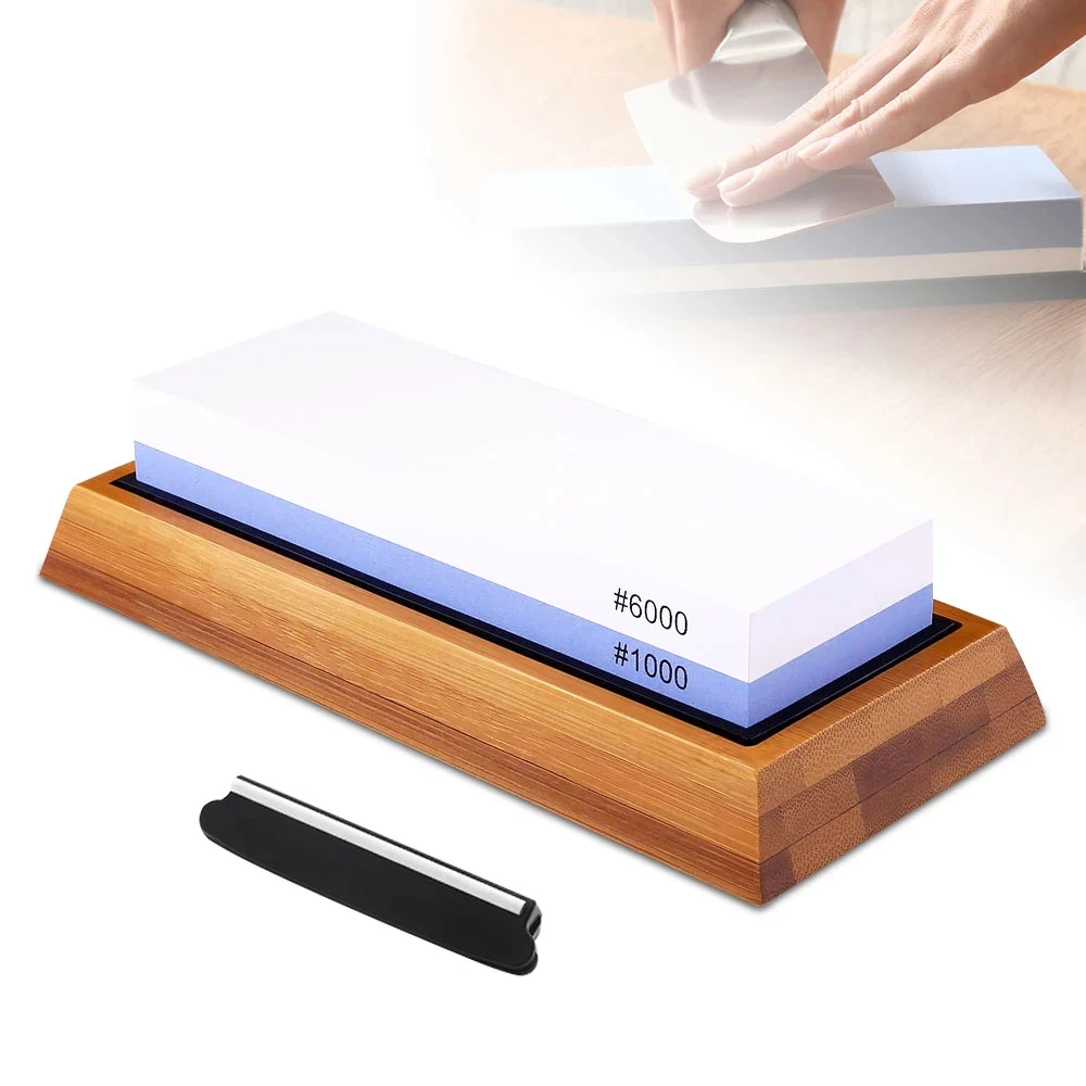 

Whetstone Set Knife Kitchen Home New Wet Stone Sharpener Accessories Double Sided Sharpening Stones
