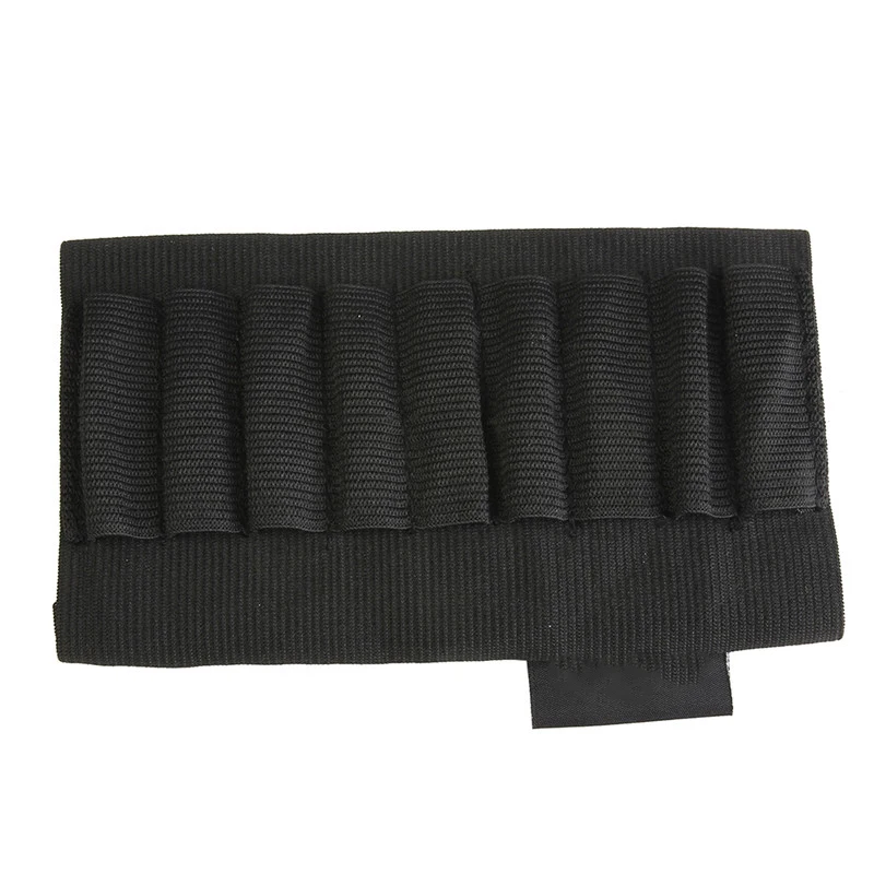 Tactical 9 Rounds Shells Holder Cartridges Ammo Carrier Bullet Pouch for MP 512-36 Elastic Butt Stock Hunting Rifle Accessories | Спорт и