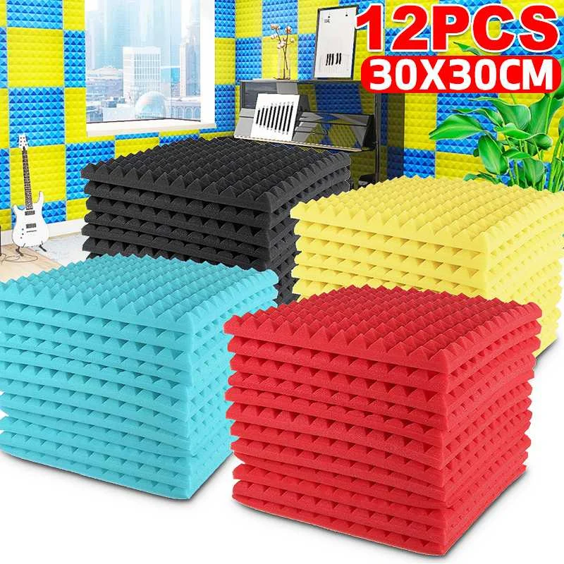 

Звукопоглощающие студийные акустические панели, 30*30*2,5 см, 24x