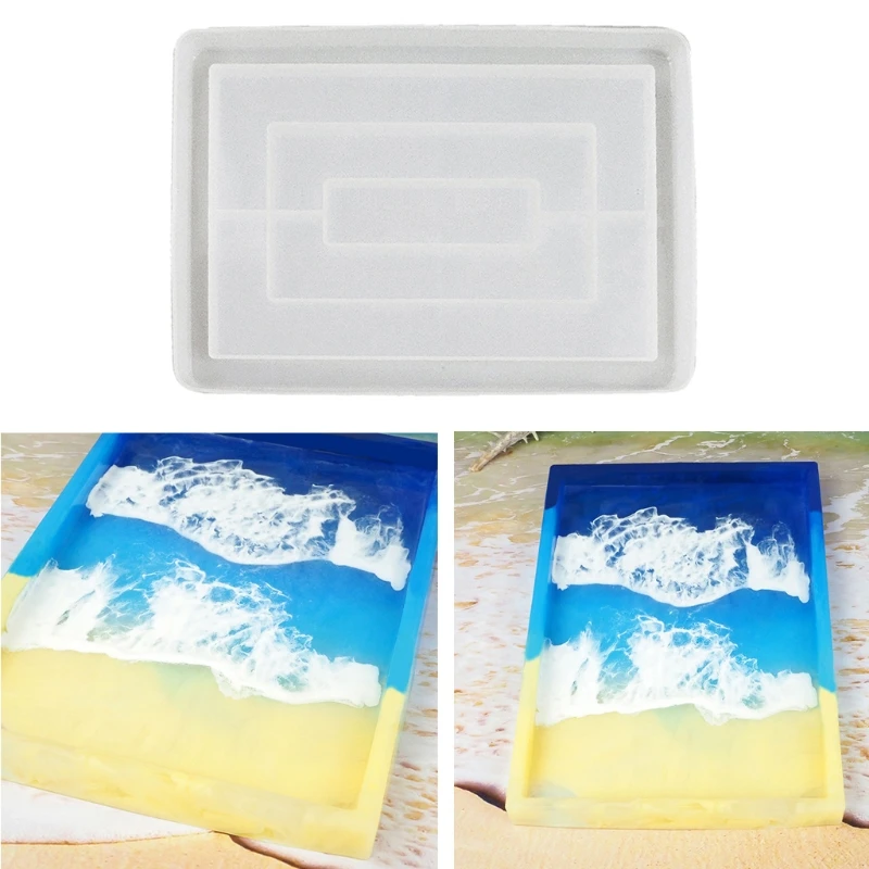 

Форма для фруктов, формы для смолы, большой прямоугольный поднос для эпоксидной смолы, инструменты для формовки из силиконовой смолы