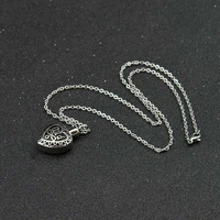 heart urn necklace for ashes cremation jewelry keepsake dad memorial pendant