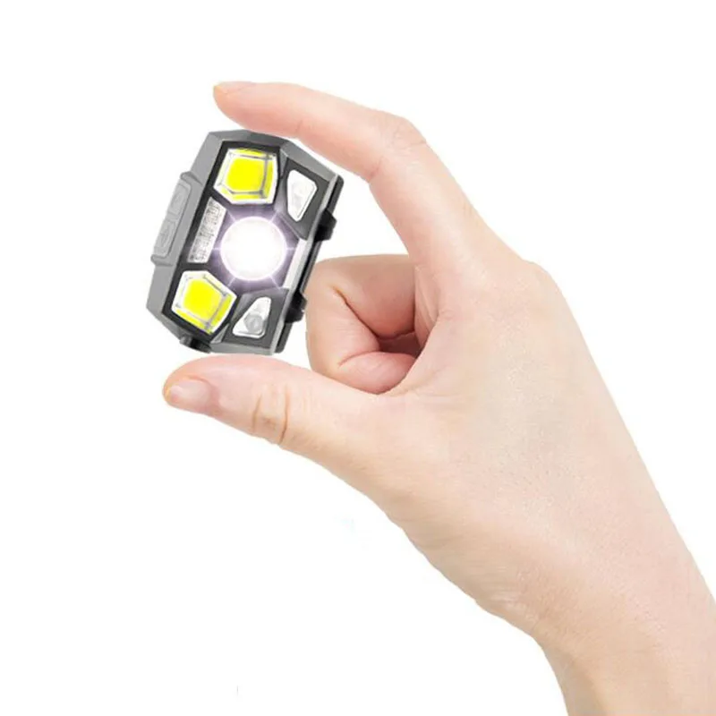

high powerful XPE XPG LED Mini Headlamp Sensor Head Lamp torches light Headlight Waterproof Flashlight USB Rechargeable Battery