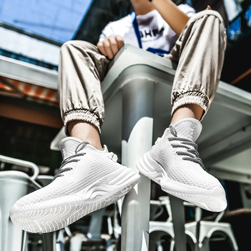 

CYYTL NEW Summer White Breathable Shoes Men Shoes Men's Casual Shoes Fashion Sneakers Street Cool Man Lightweight Footwear