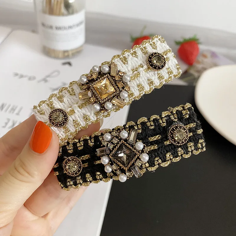 Роскошные брендовые высококачественные заколки для волос модные зажимы с