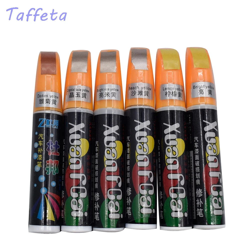 1 шт. 12 мл желтая ручка для ремонта автомобиля автомобильное удобное пальто Пежо