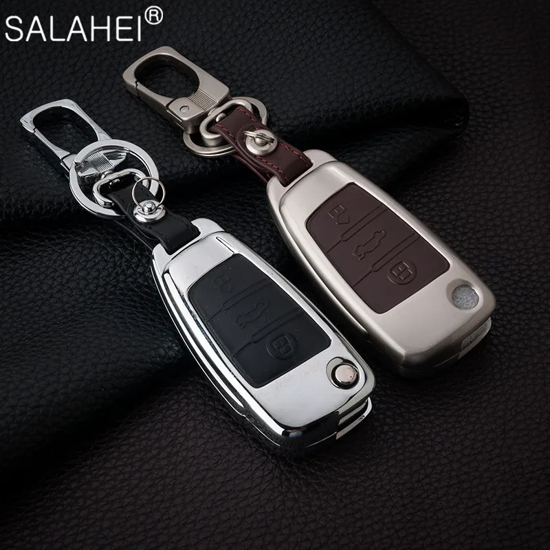 

Zinc Alloy Car Key Fob Cover Case for Audi A3 8P A4 B7 B8 B5 B9 B6 A1 A5 Q7 Q5 A6 4F C6 C5 C7 C4 TT Q3 S3 A7 A8 C4 8N 8V 8L RS