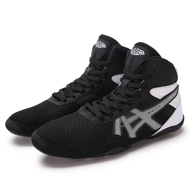 

2020 Super Quality Professional Boxing Wrestling Fighting Shoes Stong Grip Anti-slip Training Boxing Wresting Squat Boots