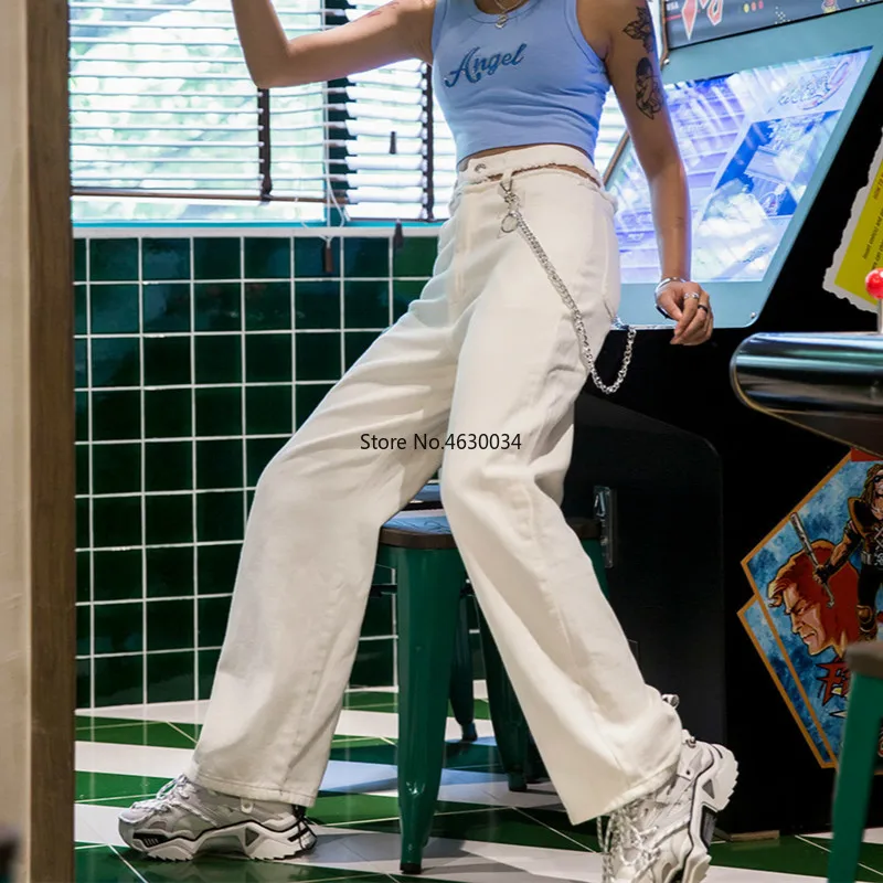 2020 Модные женские расклешенные с широкими штанинами брюки высокой талией