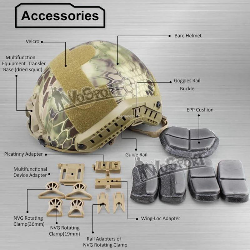 54-62 см Регулируемый тактический шлем военный страйкбол защитные шлемы армейский