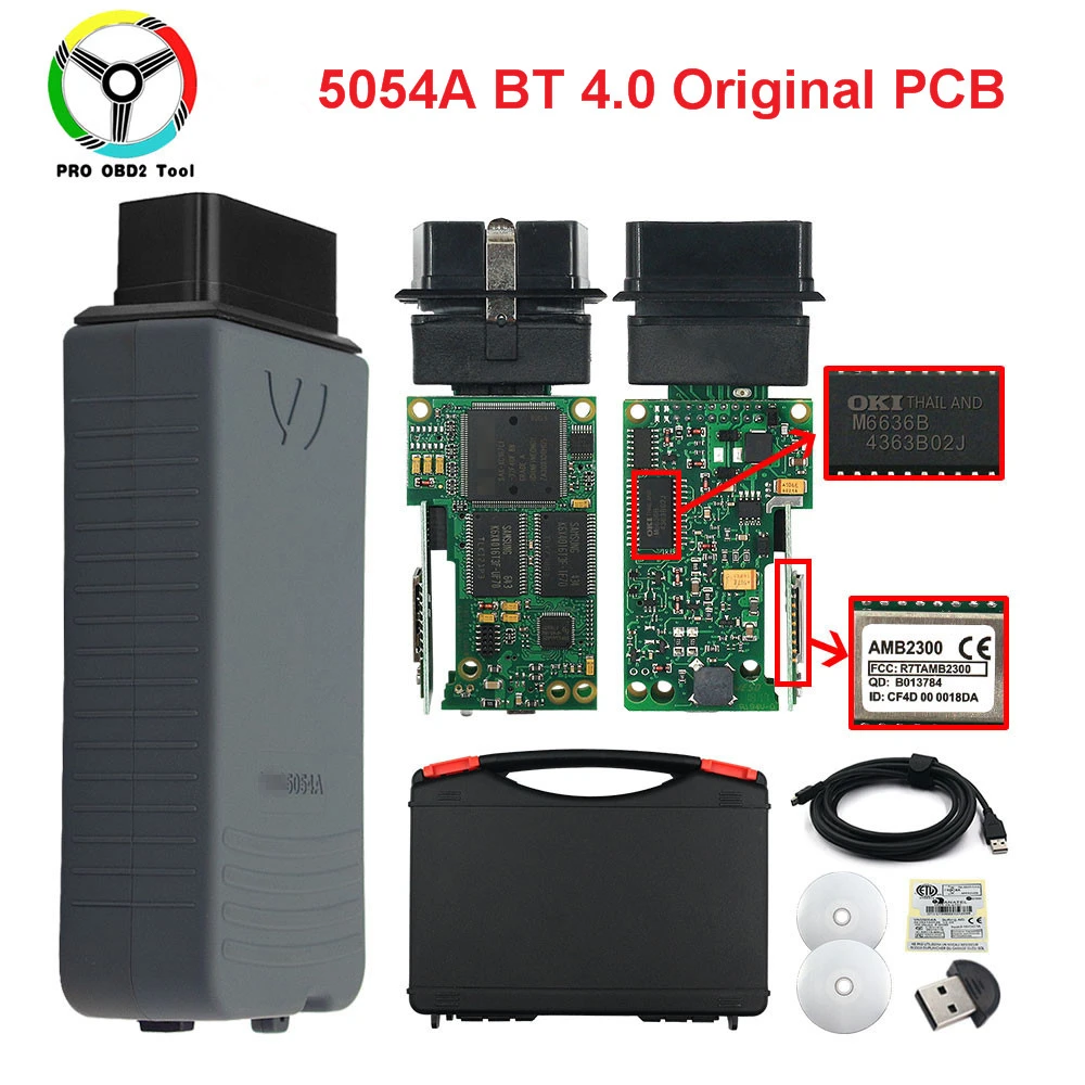 ODIS V5.1.3 5054A оригинальные OKI полные чипы 5054A Bluetooth 4,0 AMB2300 5054 для V/AUDI/SKODA/SEAT