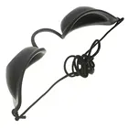 Портативные сверхгибкие очки для Солярия, защита для глаз от ультрафиолета, черные очки, защитная маска для глаз