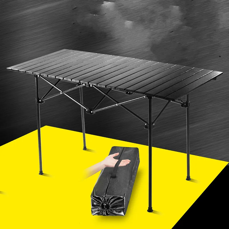 Camping Table Outdoor Folding Aluminum Barbecue Picnic Supplies Portable Stalls Multipurpose Mesa Plegable |