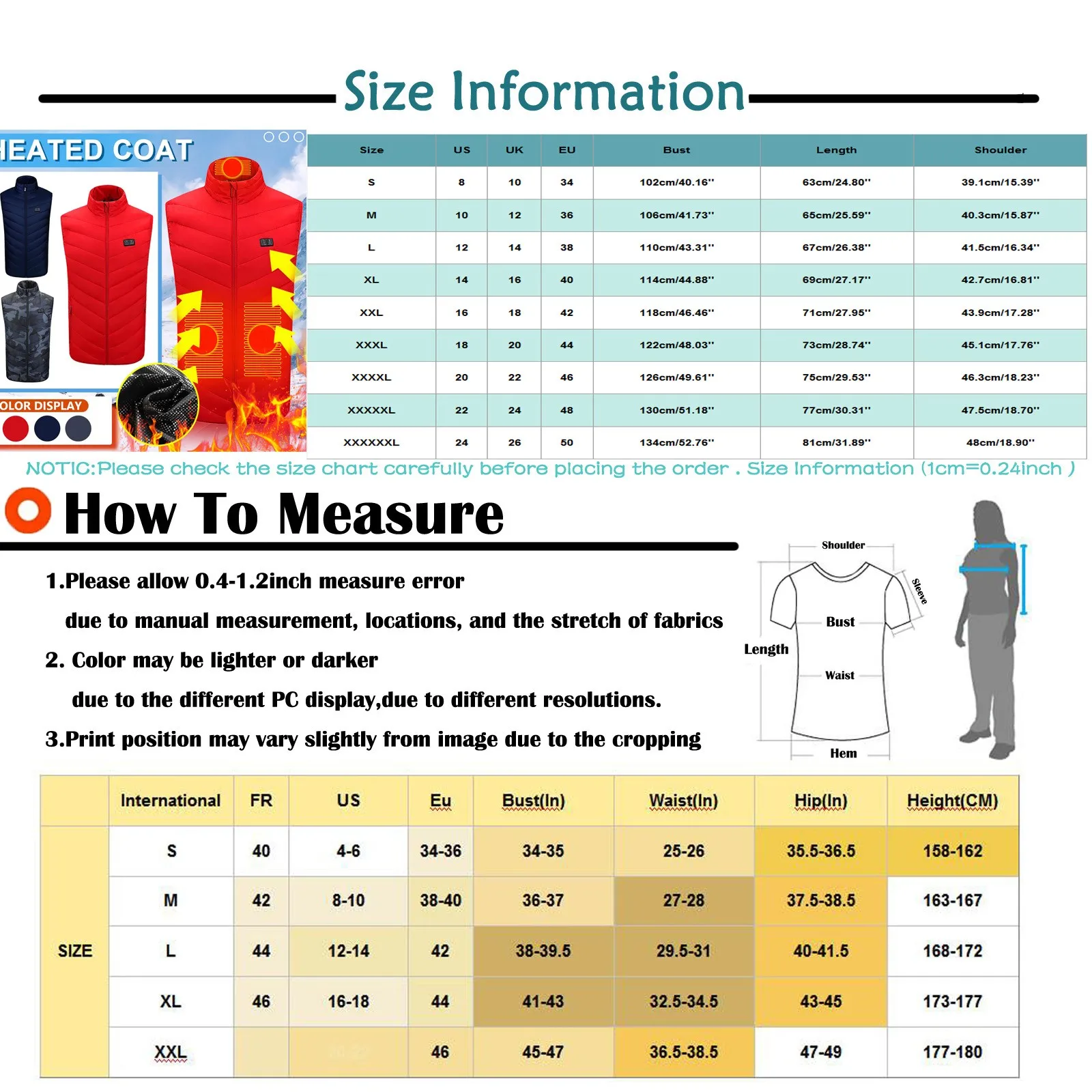 Нагревательный жилет с двойным управлением и постоянной температурой, умным электрическим зарядом через USB, обновленный до версии 9.