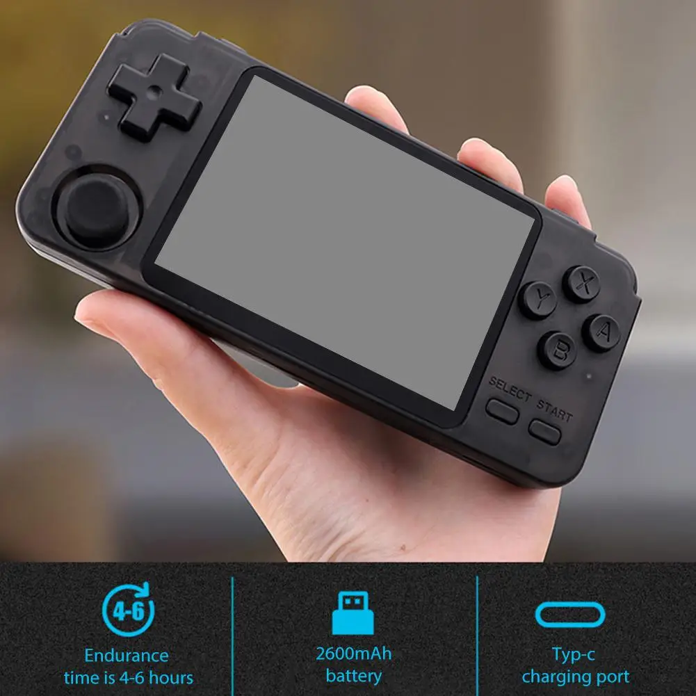 

RK2020 Mini 3.5 Inch HD IPS Screen Retro Game Console 4770 Dual-core 1.0GHZ 32G / 64G Handheld Video Game Controller Joystick