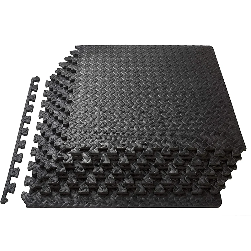 

EVA Puzzle Exercise Mat Leaf Grain Floor mat outdoor Sport Gym Mats Non-Slip Soft Splicing Rugs Thicken Shock Workout Yoga Mats