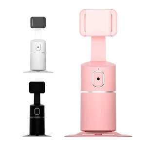 face tracking tripod with selfie ring light no app battery operated for cell phone vlog shooting live vlog action tracking free global shipping