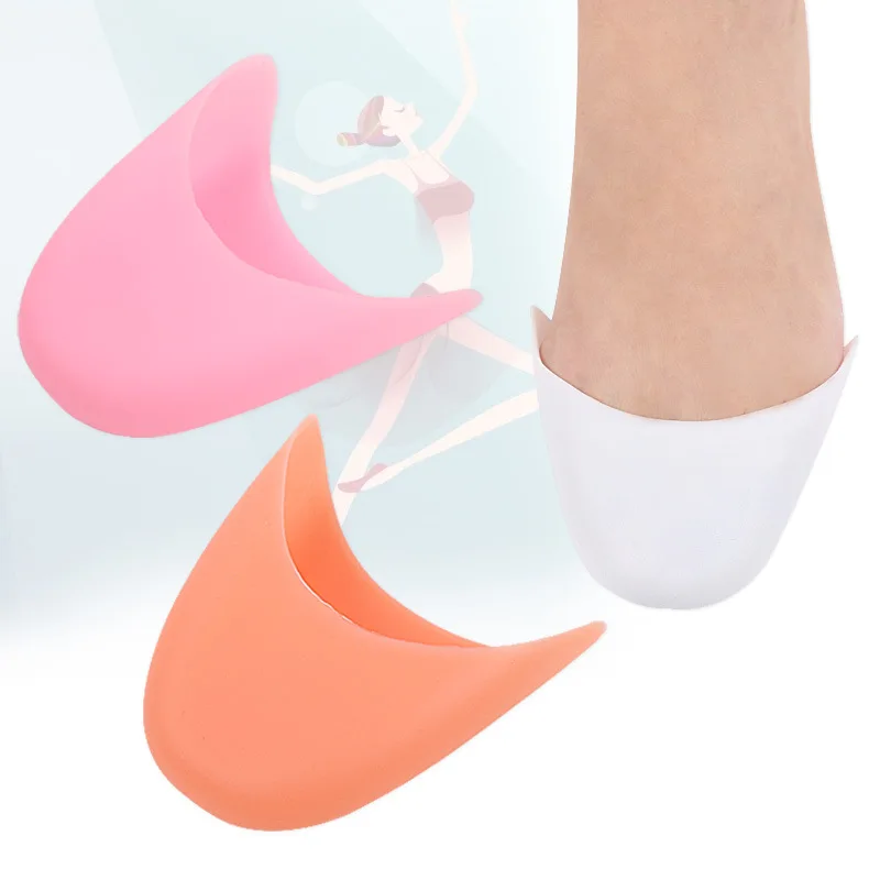 

1Pair Protector Silicone Gel Pointe Toe Cap Cover For Toes Soft Pads Protectors for Pointe Ballet Shoes Feet Care Tools Insoles