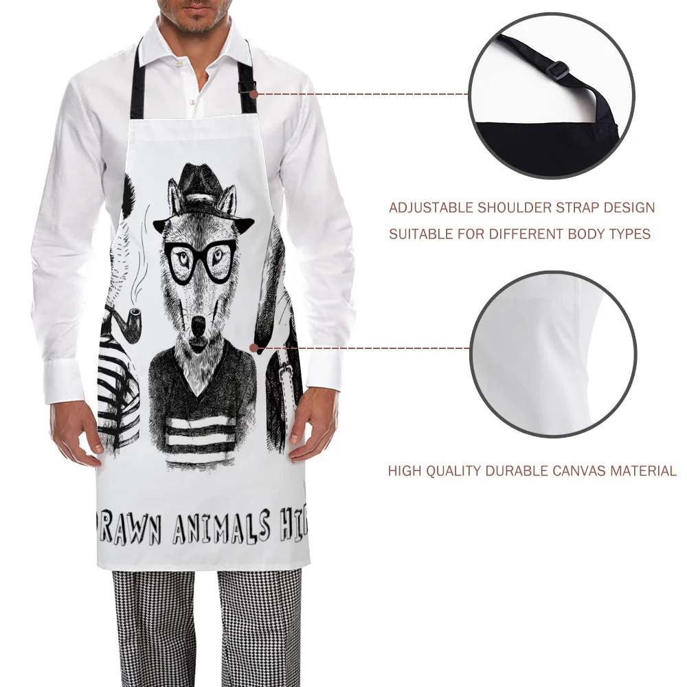 Кухонный Фартук лиса Панда Кролик животное художественная Персонификация Пежо