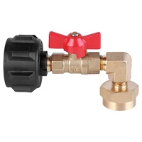 elos qcc1 propane refill elbow adapter90 degrees propane refill pressure adapter with on off valve for 1lb tank cylinder