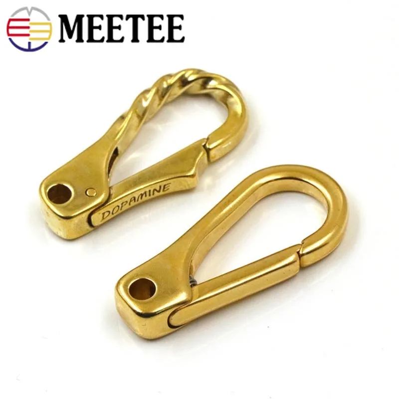 Meetee 40 мм 1/2 шт. чистый стиль пряжка сделай сам багажные брюки брелок на рюкзак