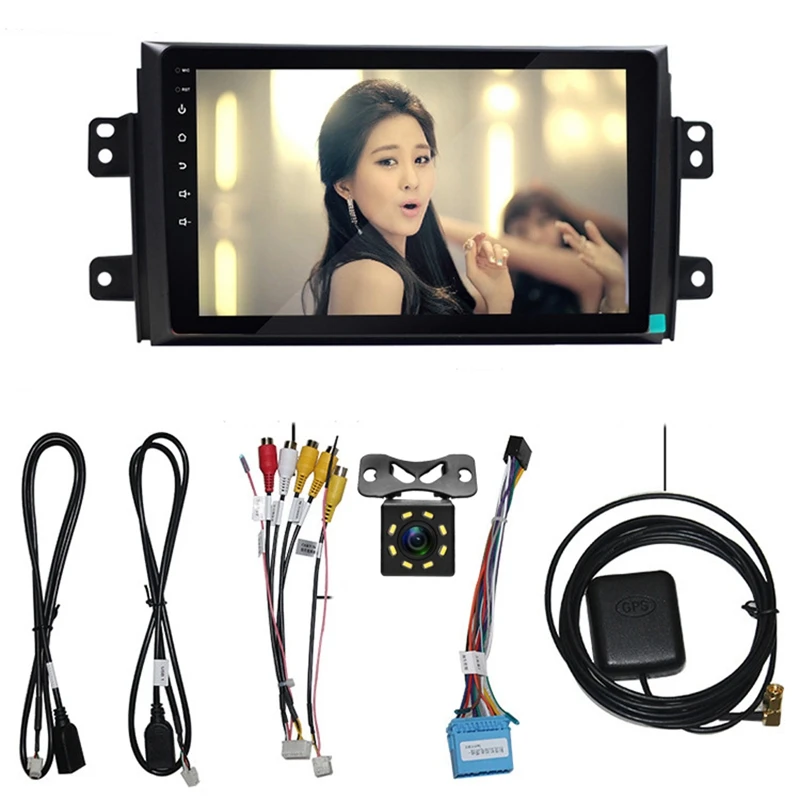 Android 9 0 2 + 32G Автомобильный DvD стерео для Suzuki SX4 2006-2015 дюймов 2Din HD IPS Touchsn GPS навигация