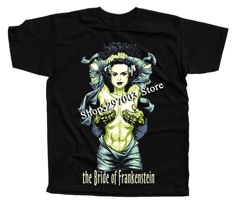 Невеста Франкенштейна V3 фильм черная футболка все размеры S 3Xl лучшие