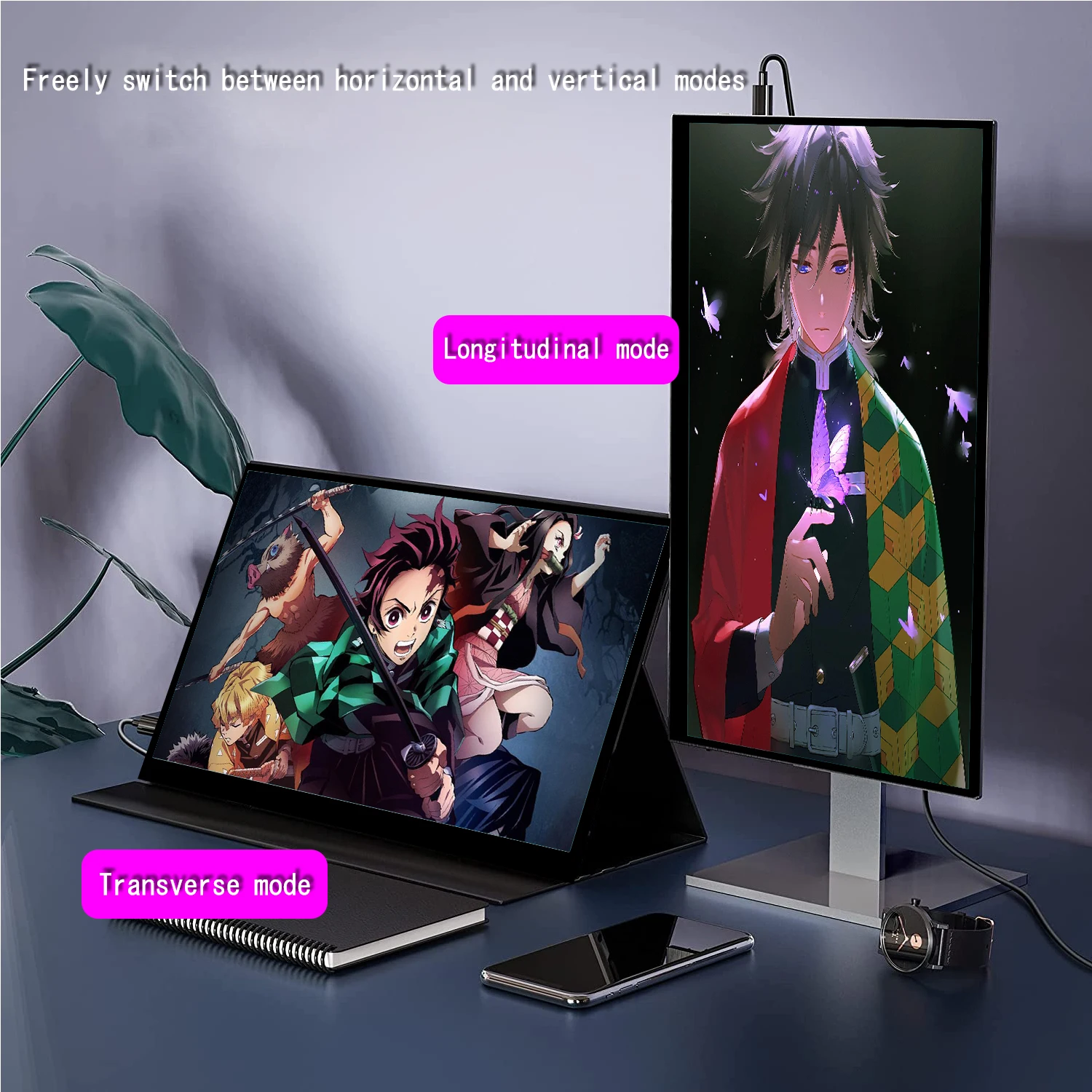 2k 17 3 portable monitor 100 srgb hdmi usb c gaming display for ps4 pc phone screen ips monitor for mac laptop ps5 xbox phone free global shipping