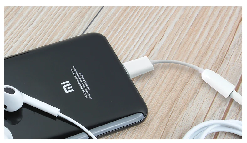 Оригинальный адаптер USB Type C к разъему для наушников 3 5 мм Aux преобразователь Xiaomi mi
