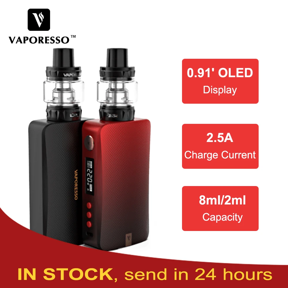 Новинка оригинальная электронная сигарета Vaporesso Gen 220W вейп Набор TC бокс мод с