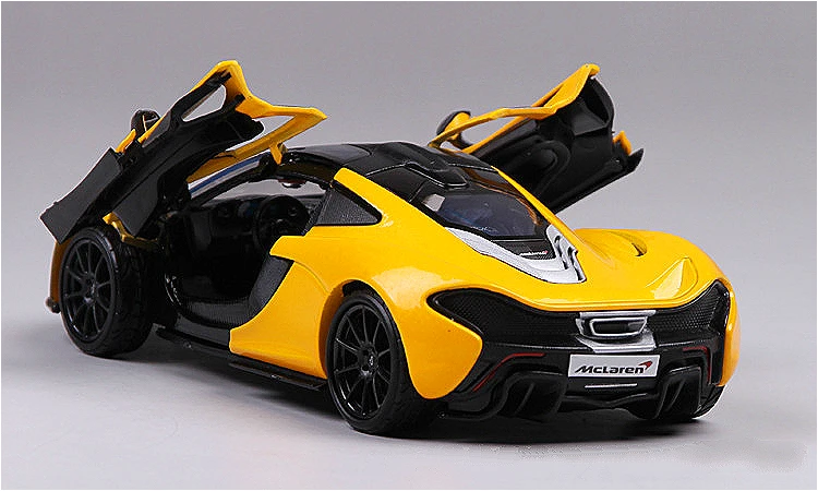 Игрушка модель автомобиля 1:24 бутик сплава моделирование mlaren p1 желтый оранжевый Коллекция украшения Рождество подарок на день рождения