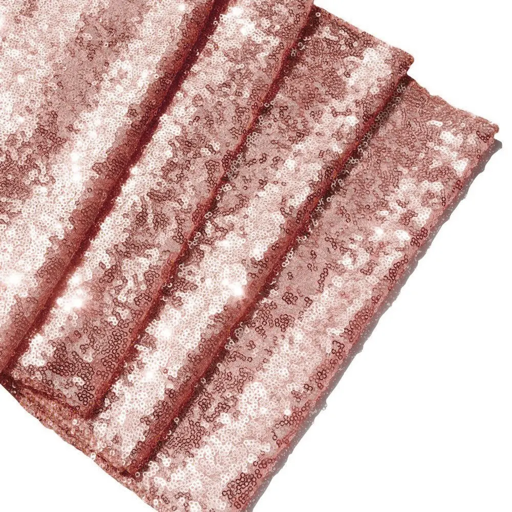 2pack Rose Gold Sequin Table Runner for birthday wedding Xmas New Year Festival party decoration