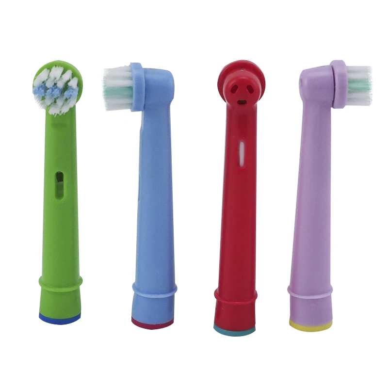 4 сменные насадки для детской зубной щетки Oral-B Advance Power/Pro Health/Triumph/3D Excel | Бытовая