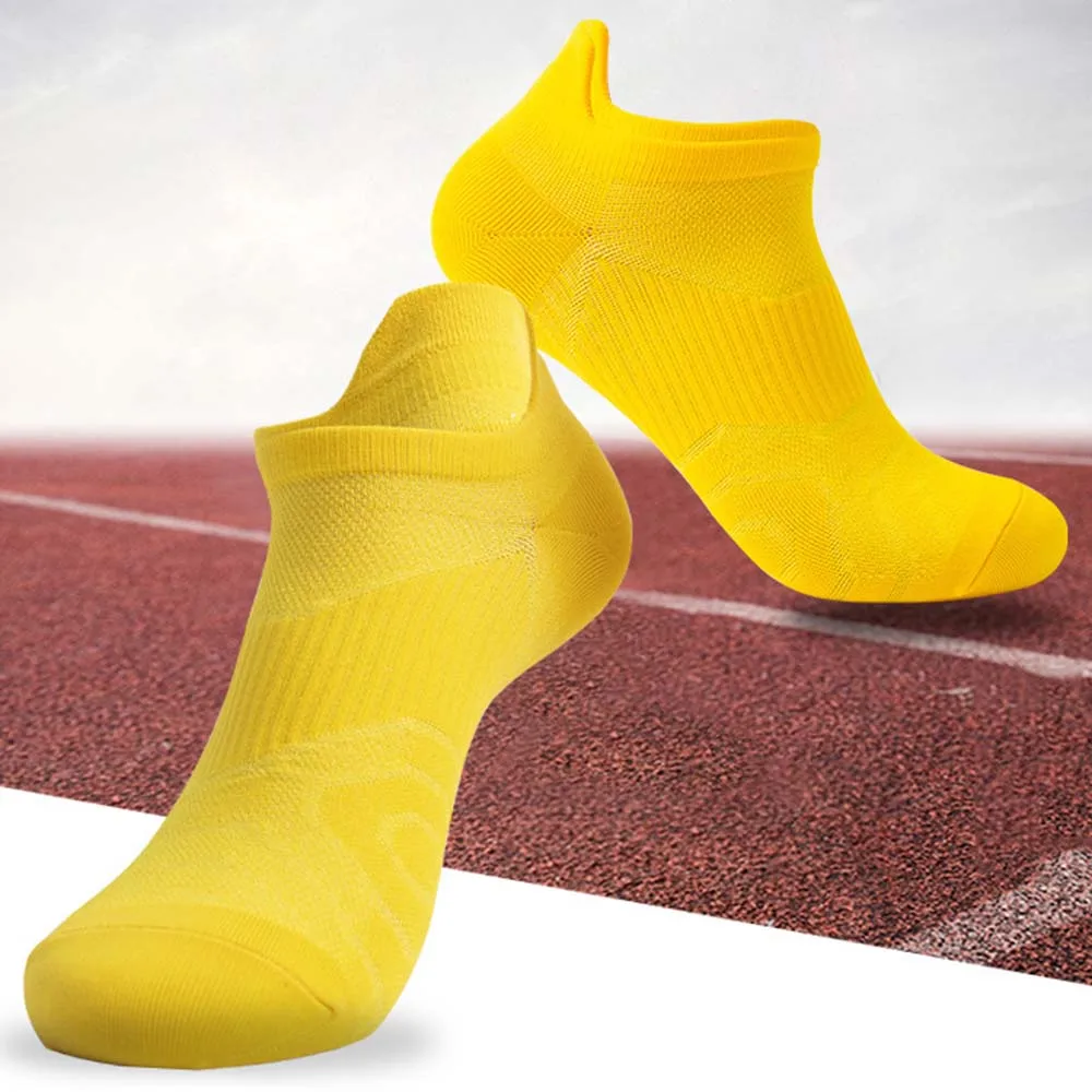 Носки спортивные нейлоновые, дышащие Нескользящие, для баскетбола, велосипеда, бега, футбола, карамельных цветов