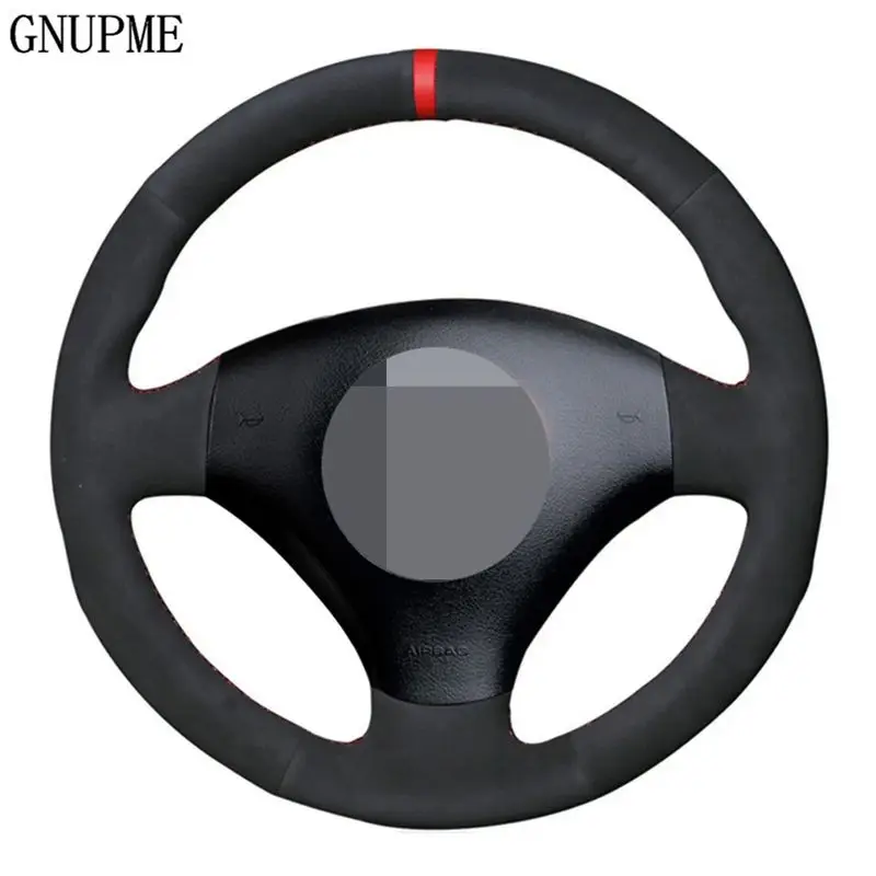 

Black Suede Hand-stitched Car Steering Wheel Cover For Audi A2 8Z A3 8L Sportback A4 B6 Avant A6 C5 A8 D2 TT 8N S3 S4 RS 4 RS 6