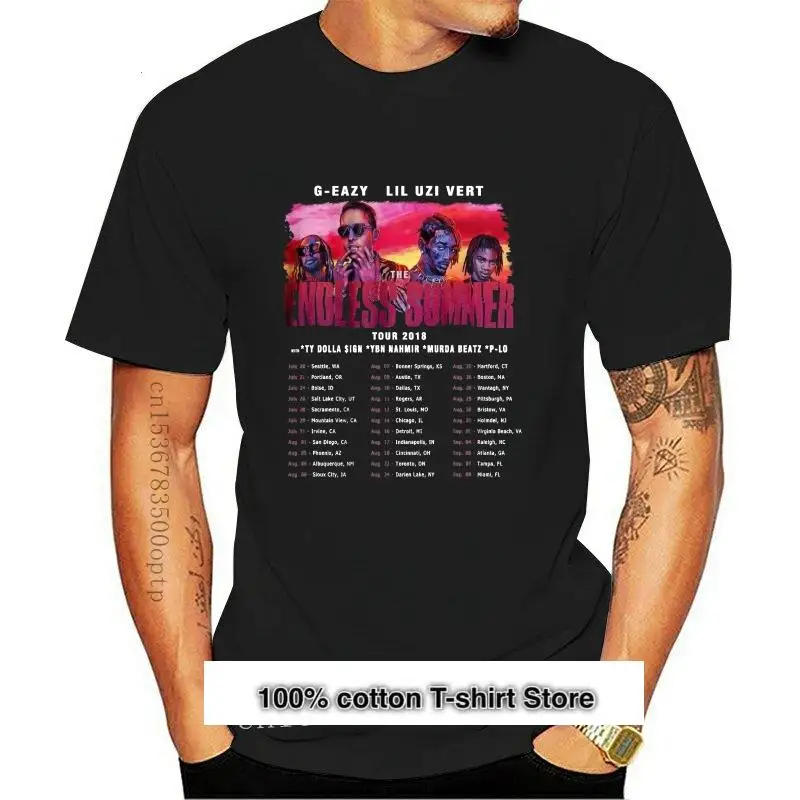 

Camiseta 2021g-eazy Uzi Vert Ty Dolla $ GN дата тура 2021, nueva