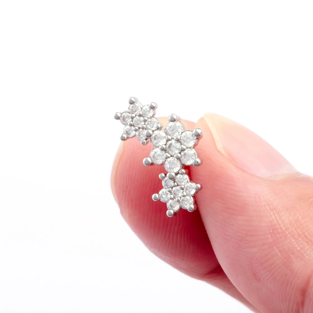 Женские серьги из хирургической стали пикантное ювелирное украшение для