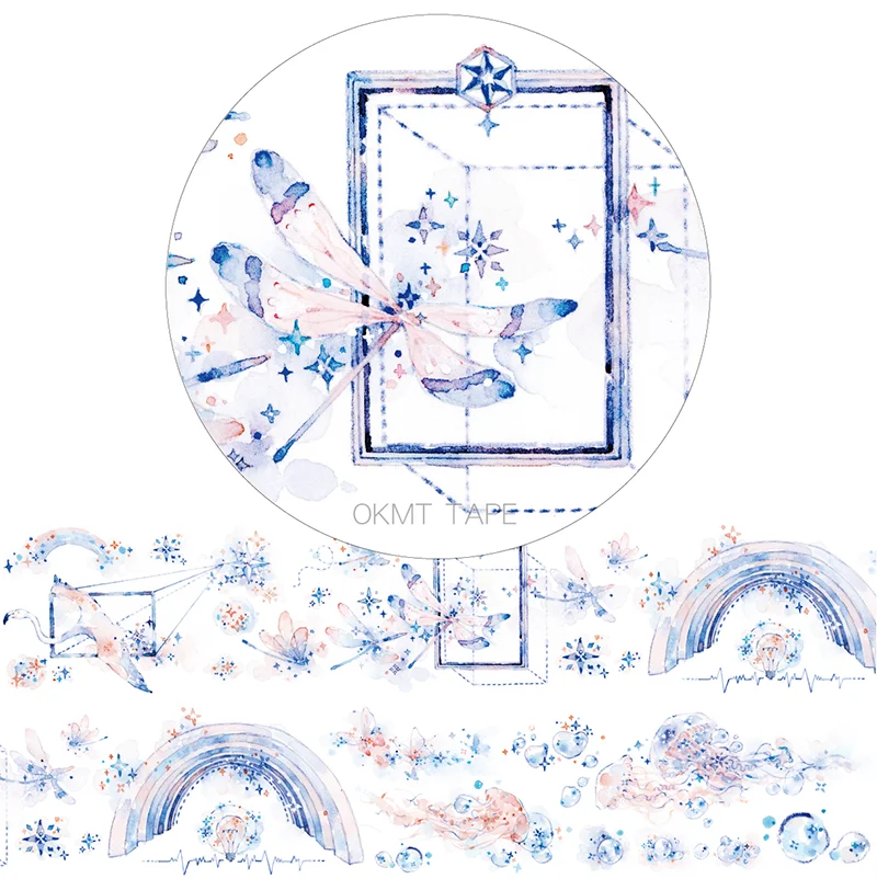 Флористическая Тейп лента розовое/гортензии бледно лиловый вишня журнал клейкие