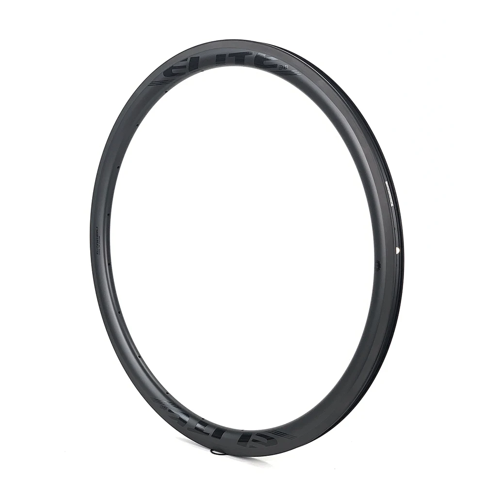 ELITEWHEELS 700c обод из углеродного волокна 38 мм ширина Ud поверхность тормоза UD матовая