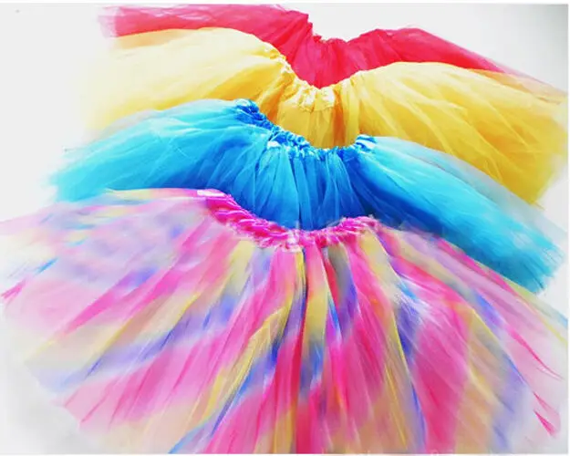 Детская балетная юбка-пачка для маленьких девочек короткая мини-юбка летняя юбка