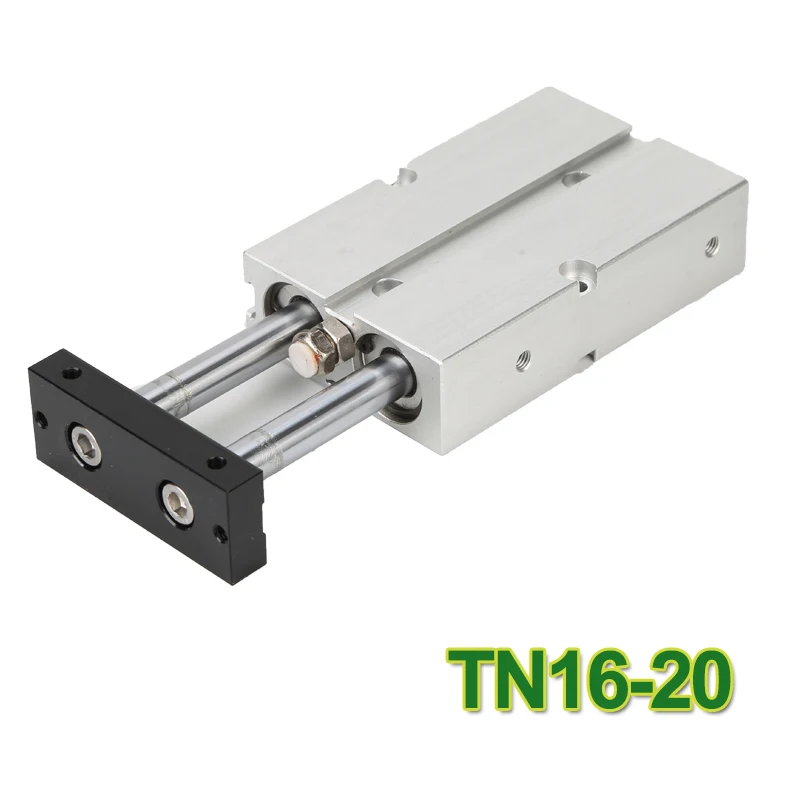TDA16 20 Bore16mm тактный мм двойной стержень направляющего воздушного цилиндра можно