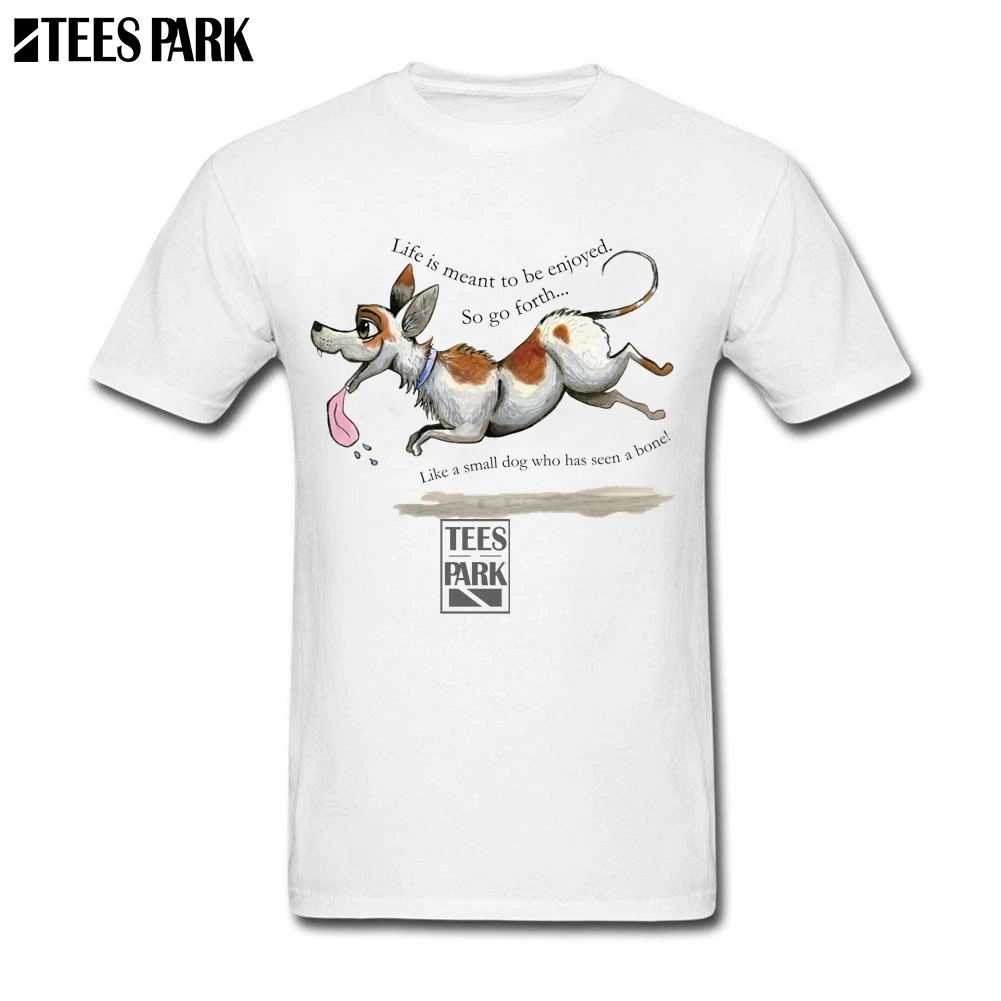 Street Wear T Shirt Energetic Jack Russell Dogs Hilarious Shirts 3D Humor Youth Awesome For Men Hipster | Мужская одежда
